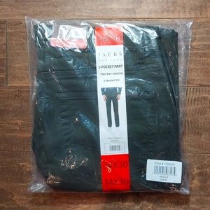 34 x 30 Jachs New York Green 5 Pocket Pant